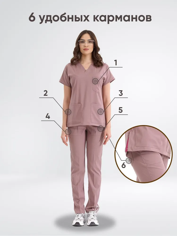 Костюм Yeni Lycra Dr.Greys Пыльная роза(Dried rose) XS